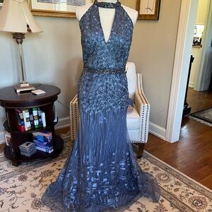 Exquisite Blue Gown by Ivonne D.